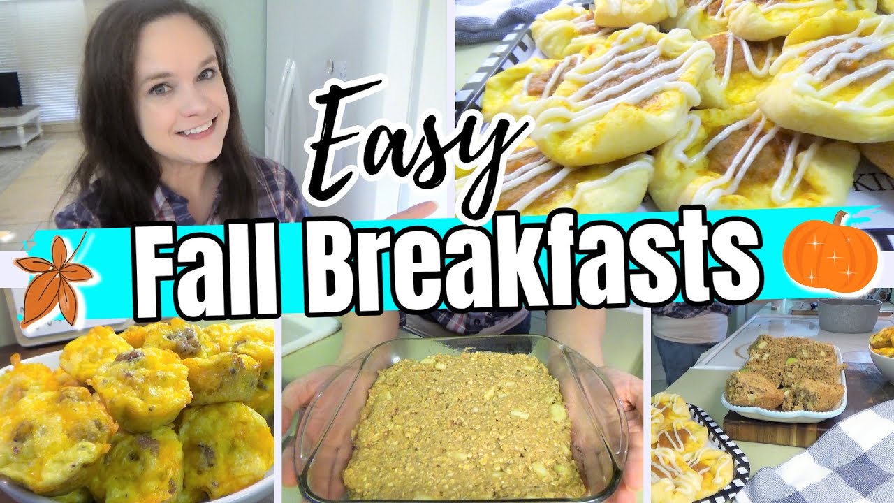 THREE MUST TRY FALL BREAKFASTS! - YouTube