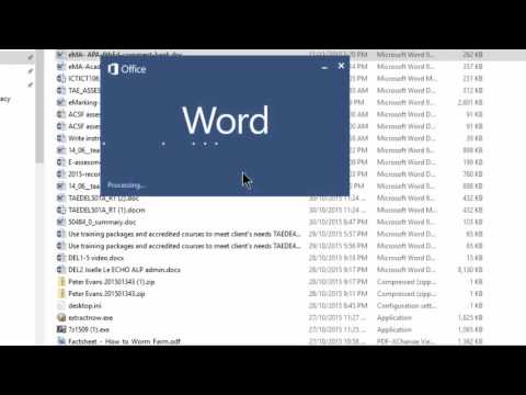 Unblocking a file downloaded from the Internet so you can open it in Word (open in protected mode)