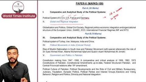 Political Science CSS - Introduction