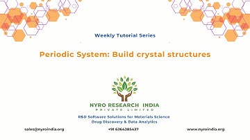 04 Crystal builder : space, slab, super cells in AMS