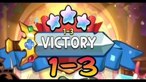 1-3 Master 3 STAR AUTO CLEAR | Cookie Run Kingdom