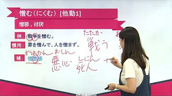 N2日语单词讲解 第十五单元 第72讲 单词解释(2)