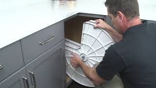 Plastic Kidney Lazy Susan set