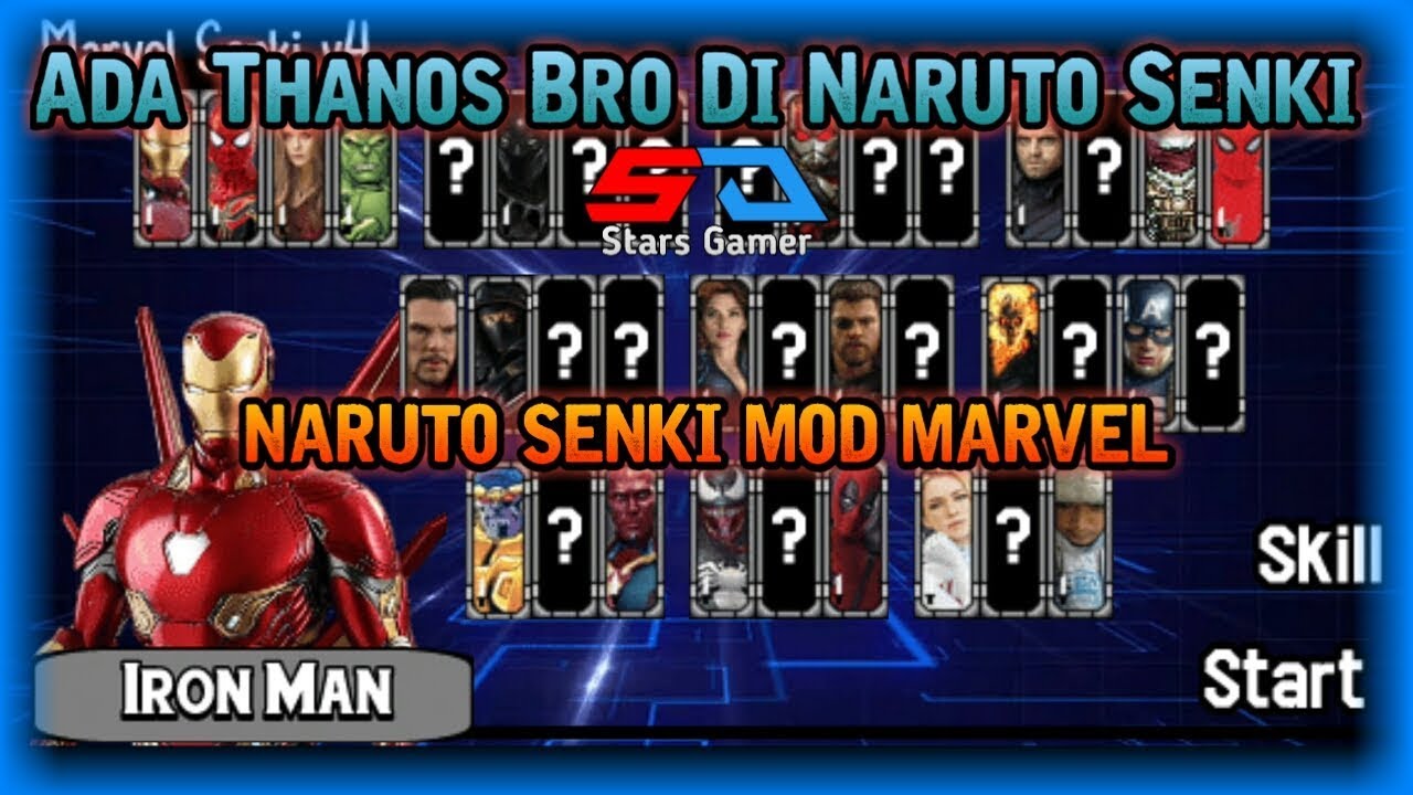 Naruto Senki Mod MARVEL | Stars Gamer - YouTube