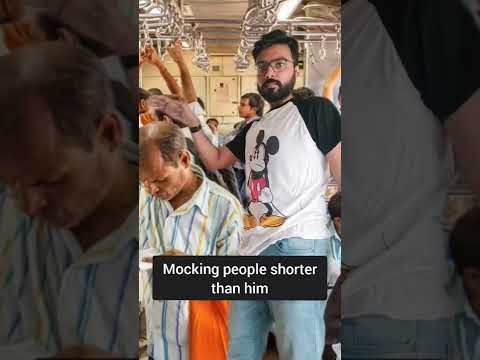Types of people in Mumbai local train. #shorts