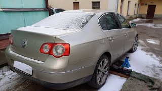 Заклинил электронный ручник пассат Б6. The electronic parking brake VW Passat B6 (3C5) is faulted.