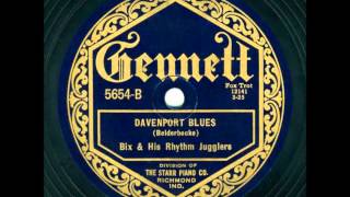 Bix and his Rhythm Jugglers &quot;Davenport Blues&quot;