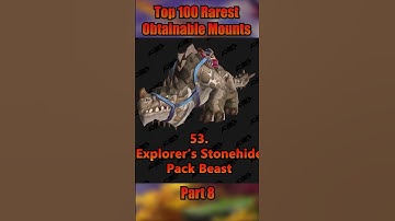 Top 100 rarest obtainable mounts in wow part 8 #wow #worldofwarcraft #warcraft