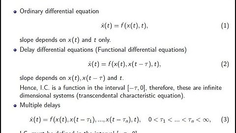MATLAB tutorial to solve delay (functional) differential equations (The method of steps & dde23)