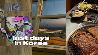 s5 vlog🛫last days in korea; eating soo good during my last week!