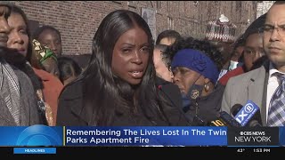 Officials mark 1 year since Bronx apartment fire killed 17