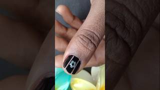 Easy nail art design for beginners at home 🏡 #shorts
