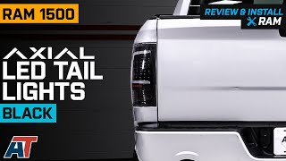 2009-2018 RAM 1500 Axial LED Tail Lights; Black Review & Install 2009-2018 RAM 1500 Axial LED Tail Lights; Black Review & Install