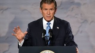 President george w. bush addresses the nation on threat of iraq.
delivered 7 october 2002, cincinnati union terminal, cincinnati, ohio.
complete transcri...