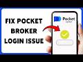How To Fix Pocket Broker Login Issue | Repair Pocket Broker Sign-In Problems 2026