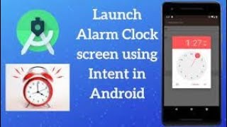 Build Alarm Clock App in Android Studio screenshot 2