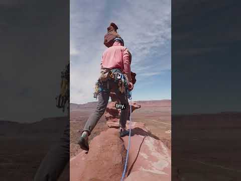 The LAST place you want to deal with loose rock