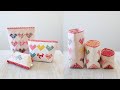 Heart pouch trio  how to sew heart block  quilted bag  valentines day gift idea