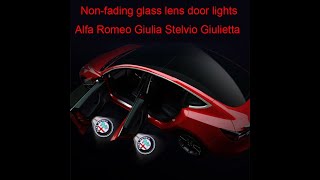 Non-Fading Alfa Romeo Door Logo Lights | Giulia, Stelvio, Giulietta & More