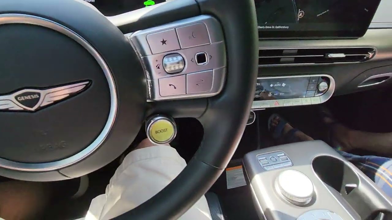 2025 Genesis GV60 EV Startup Sequence