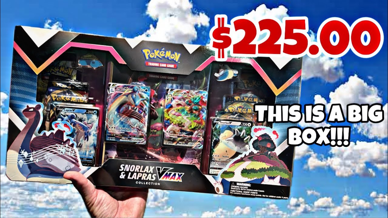 $225 Pokémon Snorlax & Lapras box OPENING! Alt Art HIT! #pokemon #opening #reaction #cards #fyp #tcg