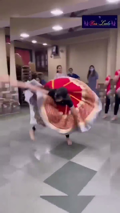 Girls power 🔥 navratri garba practice 💃 gujarati garba round 😍 raasleela girls