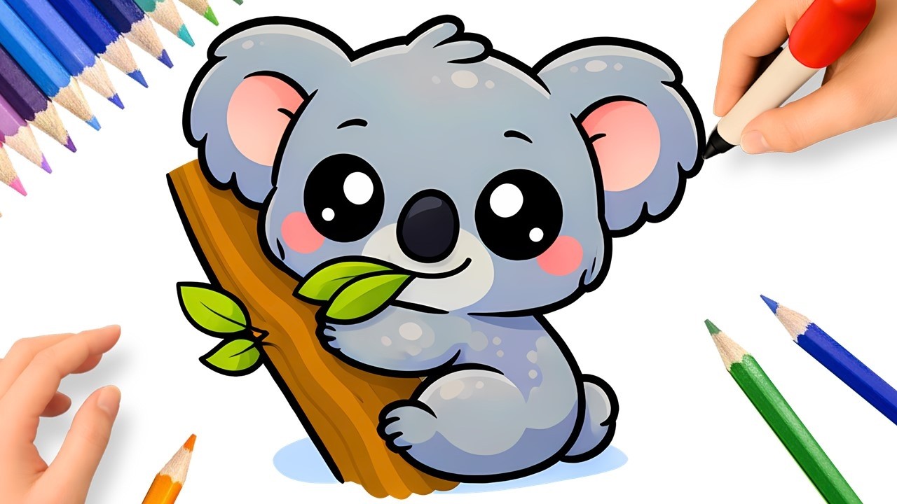 HOW TO DRAW A CUTE KOALA EASY YouTube how-to-draw-a-cute-koala-easy-youtube