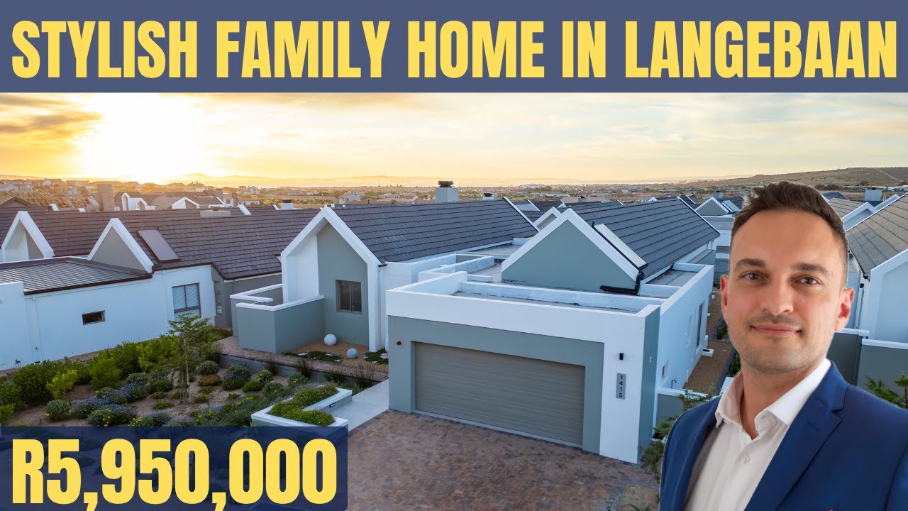 R5,950,000 Stylish Family Home | 3 Bedroom Modern Estate in Langebaan Country Estate