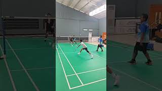 Poin kritis masih bisa balik,set II #badminton #trending #shorts