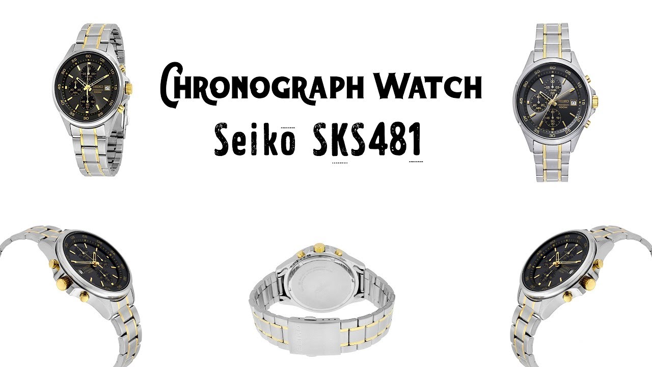 Seiko SKS481 (Chronograph Watch) [Review] - YouTube