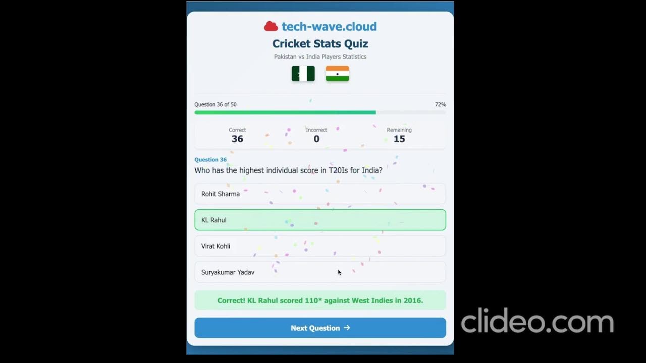 Cricket Stats Live Quize | tech-wave.cloud
