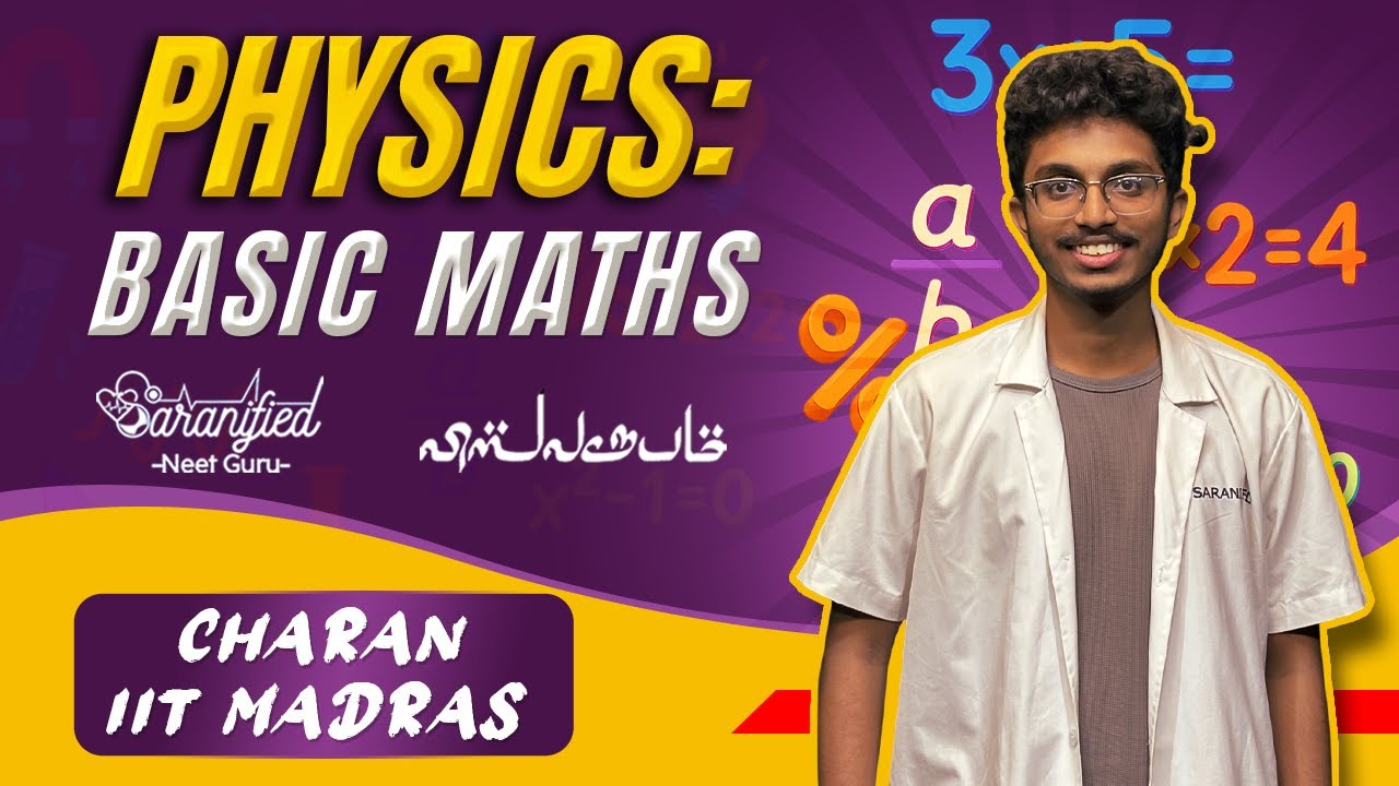 ✅ PHYSICS – BASIC MATHS ✏️🔥💯 VISHWAROOPAM NEET 2026 BATCH 💛🤟🏽 CPMP CLASS 11 / NEET 2026 🔥💯