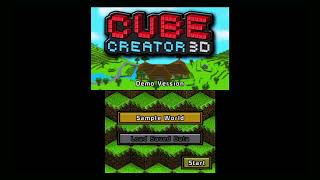 Cube Creator 3D 3Ds Demo Version - Two Minutes