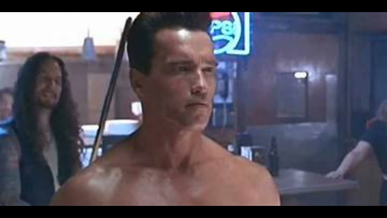 Terminator 2 Clothes Boots Motorcycle Biker Scene High Pitch