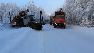 Лесовоз Краз, лесовоз Урал