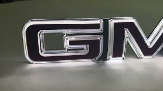 GMC Sierra Front Emblem Illuminated