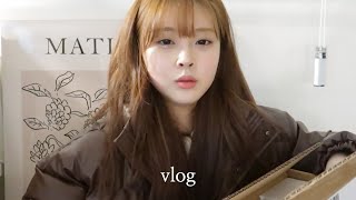 VLOG 친구 없는 집순이의 바쁜 자취 일상 브이로그ㅣ일주일 기록ㅣ언박싱 지옥ㅣ원룸 셀프 인테리어ㅣ재택근무ㅣ그릭요거트