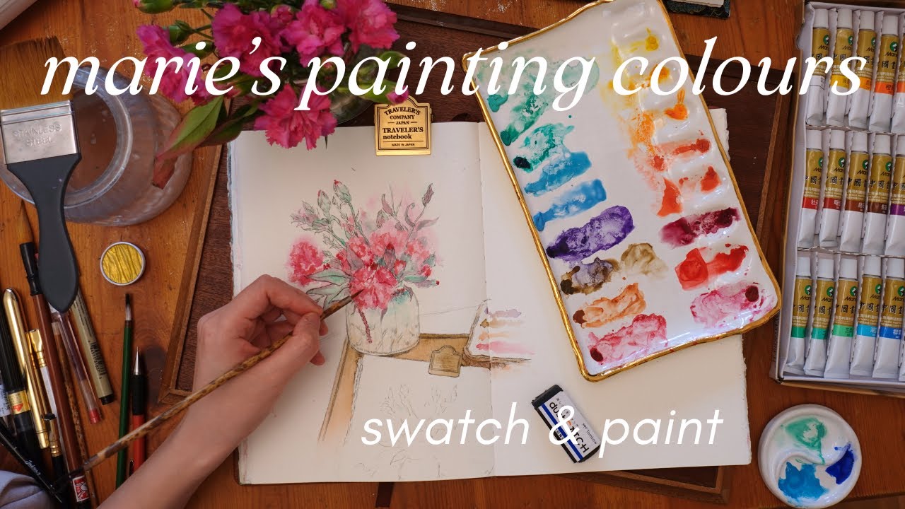 first impressions 🎨 marie's painting colours! 💌