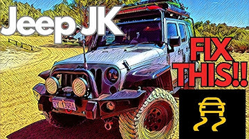 Jeep JK Steering Wheel straighten adjustment, Traction control light Fix