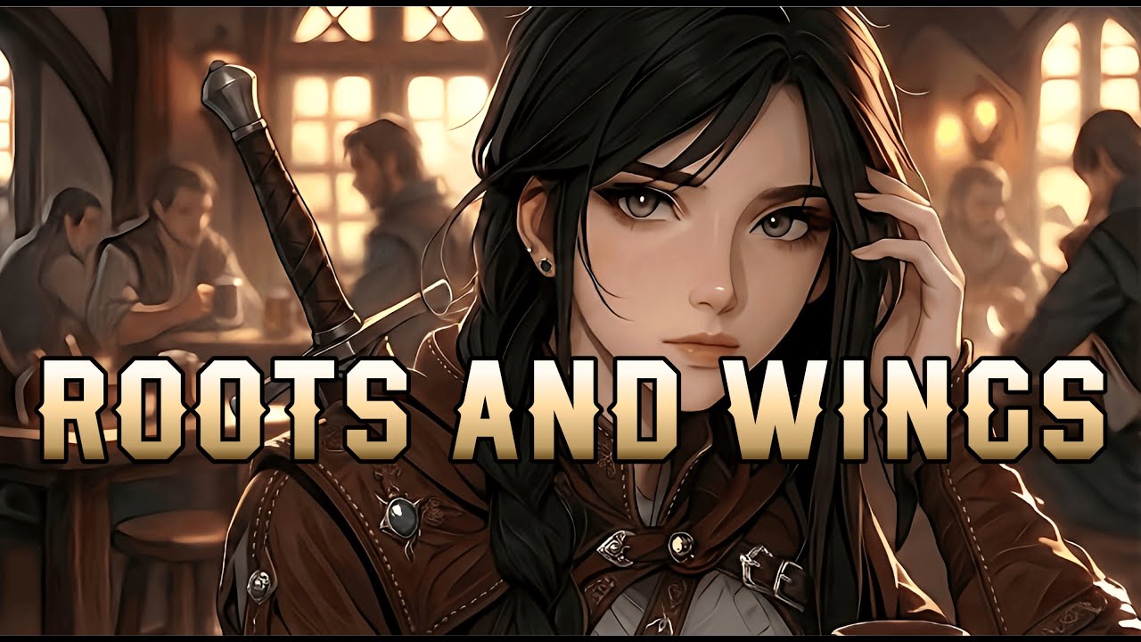 Roots and Wings | Upbeat Celtic Folk & Medieval Tavern Music (Lyrics Video)