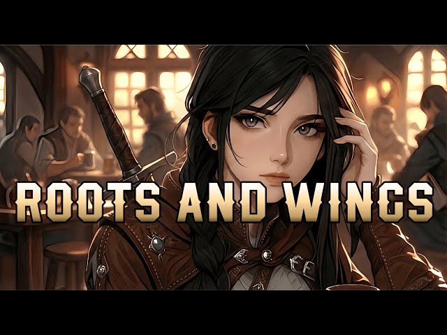 Roots and Wings | Upbeat Celtic Folk & Medieval Tavern Music (Lyrics Video)