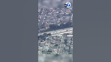 Suspect drives wrong way on 405 Freeway during chase