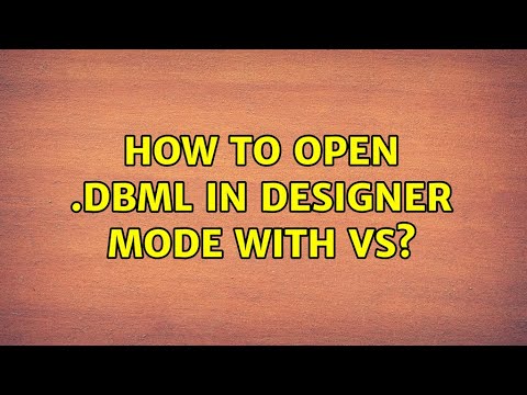 How to open
