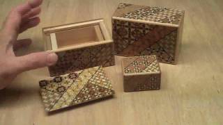 Japanese Puzzle Boxes - Mysterious, Fun, and Beautiful Here is a look at and explanation of puzzle boxes that I bought in Japan. They are beautiful and a lot of fun. I have them on my