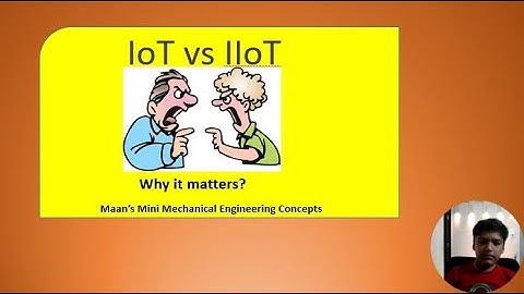 DIFFERENCE BETWEEN IoT and IIoT