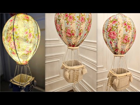 Amazing Hot Air Balloon Light Craft Anyone Can Do