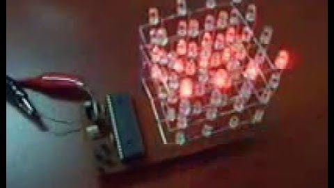 animasyonlu led küp