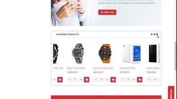 Moderna Store Virtuemart Template video Demo