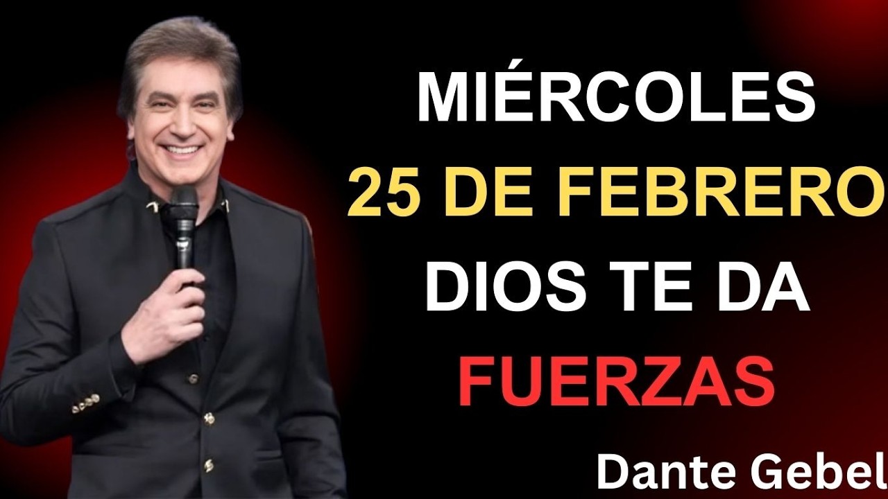 EMPIEZA EL MIÉRCOLES CON FE 🙏 | Cuando La Carga Es Pesada, Dios Te Da Fuerzas Inspirador Dante Gebel