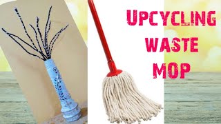 Home decor item from waste MOP/diy home decoration with waste MOP@craftry_111